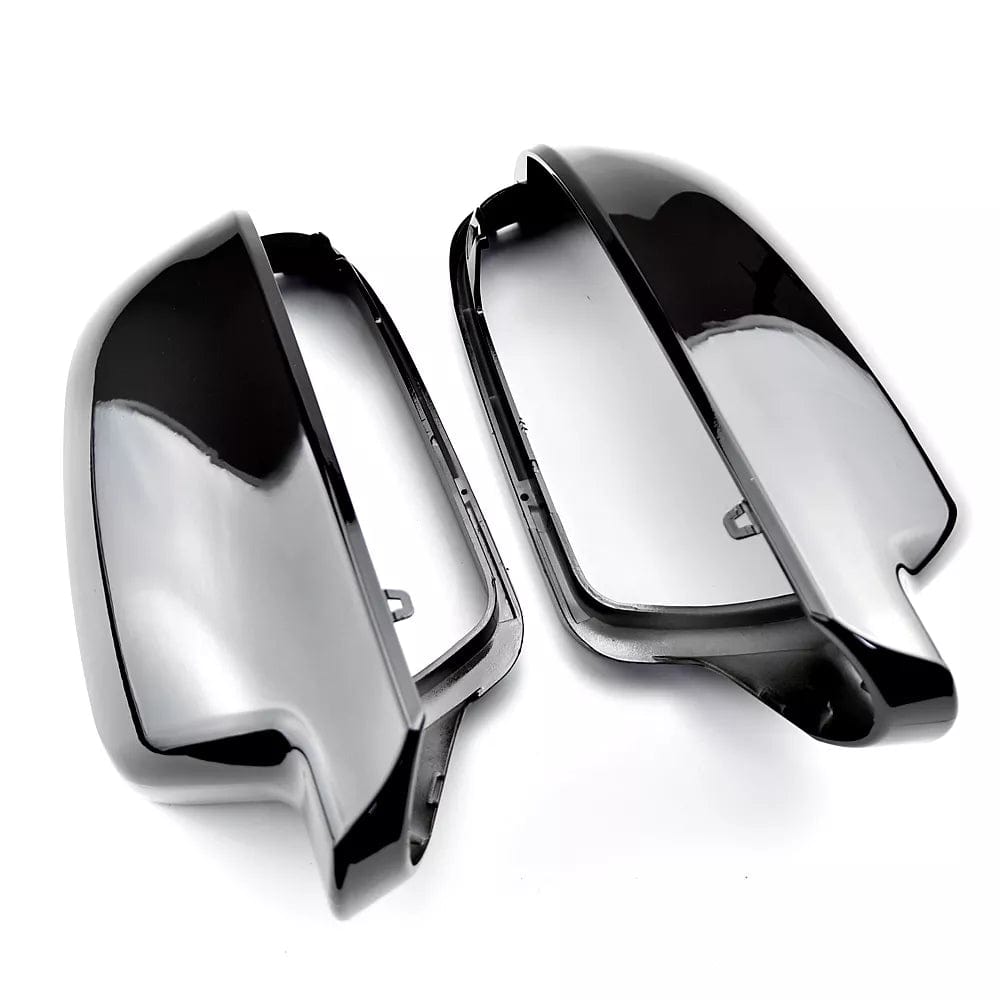 Coques de rétroviseurs noires brillantes pour Audi A4 B8 (2007 - 2015)
