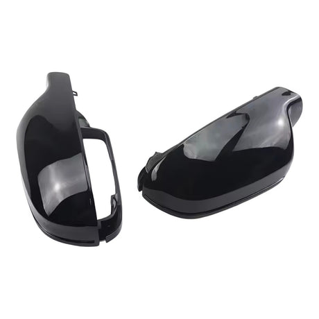 Coques de rétroviseurs noires brillantes pour Audi A4 B8 (2011 - 2016)