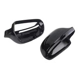 Coques de rétroviseurs noires brillantes pour Audi A5 B8 (2008 - 2011)