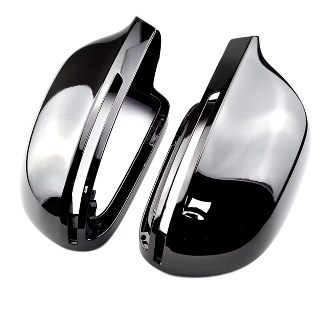 Coques de rétroviseurs noires brillantes pour Audi A5 B8 (2008 - 2011)