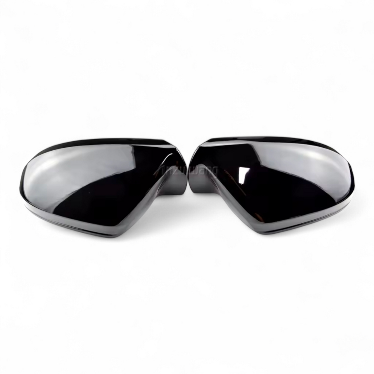 Coques de rétroviseurs noires brillantes pour Audi A6 C7 (2012 - 2018)