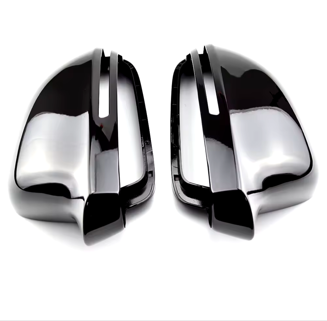 Coques de rétroviseurs noires brillantes pour Audi Q3 (2012 - 2015)
