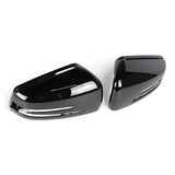 Coques de Rétroviseurs Performance Noires Brillantes Mercedes Classe E W212 (2010 - 2015)