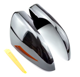 Coques de rétroviseurs noires brillantes pour VW Golf 6 (2008 - 2014)