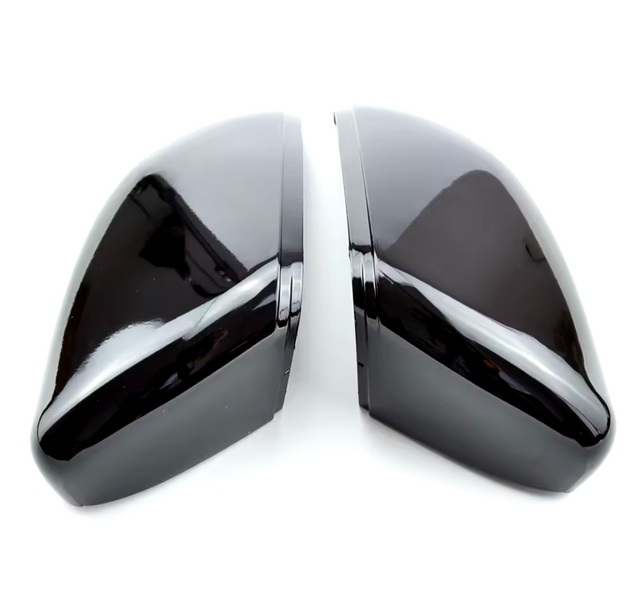Coques de rétroviseurs noires brillantes pour VW Golf 6 (2008 - 2014)
