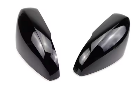 Coques de rétroviseurs noires brillantes pour VW Polo 6R (2009 - 2017)