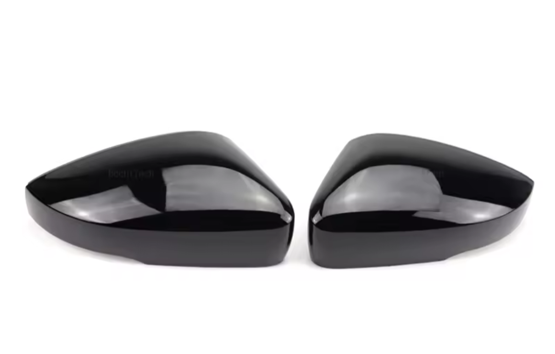 Coques de rétroviseurs noires brillantes pour VW Polo 6R (2009 - 2017)