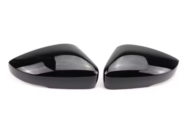 Coques de rétroviseurs noires brillantes pour VW Polo 6R (2009 - 2017)
