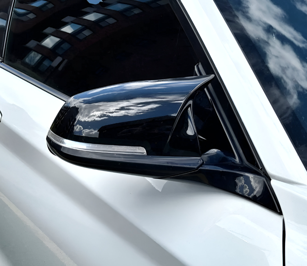 Coques de rétroviseurs noires brillantes type M Performance pour BMW Série 3 F30 (2012 - 2020)