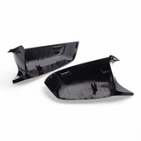 Coques de rétroviseurs noires brillantes type M Performance pour BMW Série 7 F01 (2010 à 2015)