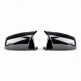 Coques de rétroviseurs noires brillantes type M Performance pour BMW Série 7 F01 (2010 à 2015)