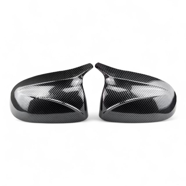 Coques de rétroviseurs type M Performance look carbone pour BMW X6 F16 (2014 - 2019)