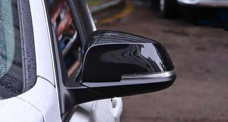 Coques de rétroviseurs noires brillantes type M Performance pour BMW Série 5 F10 (2010 - 2017)