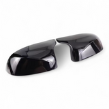 Coques de rétroviseurs type M Performance noires brillantes pour BMW X6 F16 (2014 - 2019)