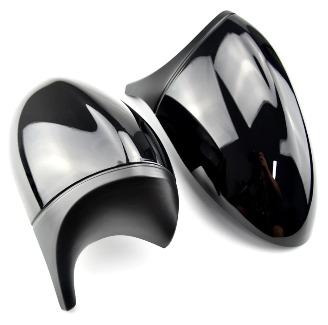 Coques de rétroviseurs type M3 noires brillantes pour BMW Série 3 E90 et E92 (2006 - 2012)