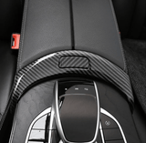 Carbon replica interior dashboard and center armrest inserts for Mercedes GLC W253 (2015 - 2020)