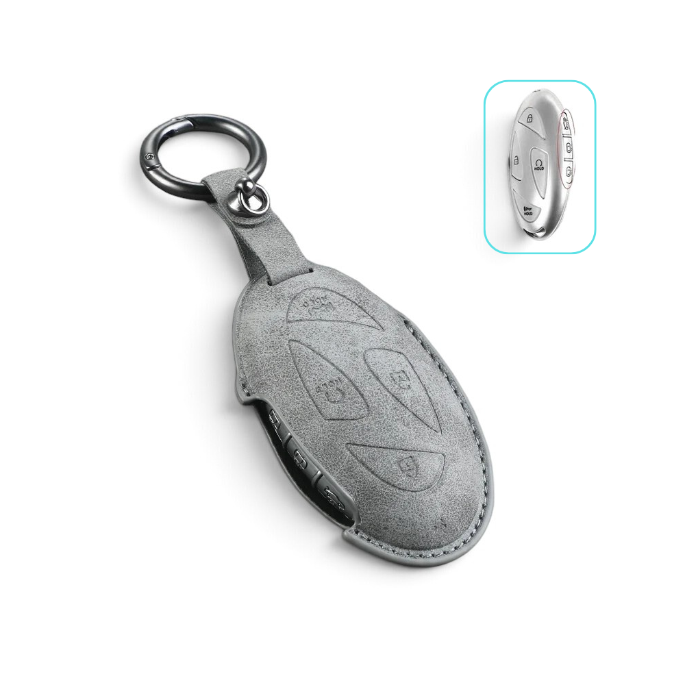 Coque de clé Alcantara pour Hyundai