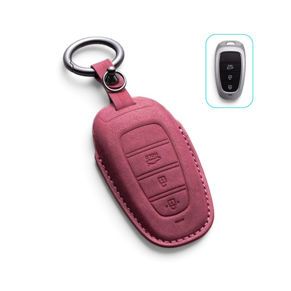 Coque de clé Alcantara pour Hyundai
