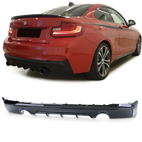 Diffuseur arrière type M Performance pour BMW Série 2 F22 (2013 - 2021)