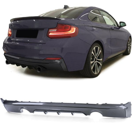 Diffuseur arrière type M Performance pour BMW Série 2 F22 (2013 - 2021)