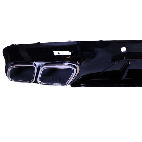 Diffuseur avec sorties d'échappement pare-choc arrière look 63 AMG pour Mercedes CLS C257 (2018 à 2022)