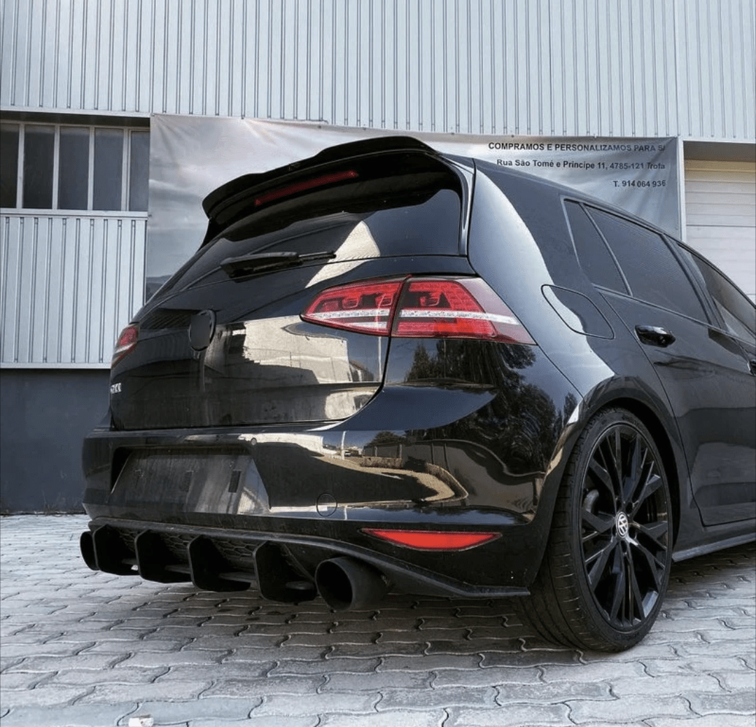 Diffuseur de pare-choc arrière Performance pour VW GOLF 7, GOLF GTI et R (2012 à 2021)