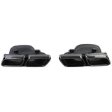 Diffuseur et sorties d'échappement pare-choc arrière look 63 AMG pour Mercedes Classe C Berline W205 (2014 à 2021)