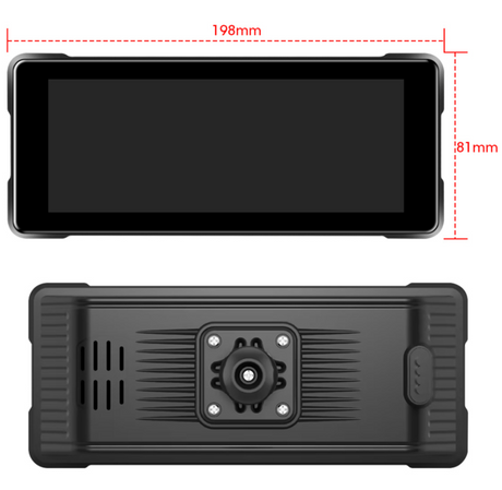 Écran GPS connecté Android Auto et Carplay pour moto