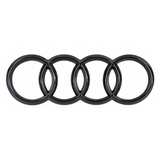 Emblème de calandre logo AUDI Black Edition Noir