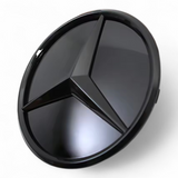 Emblème de calandre logo à l'étoile Mercedes-Benz Noir Brillant