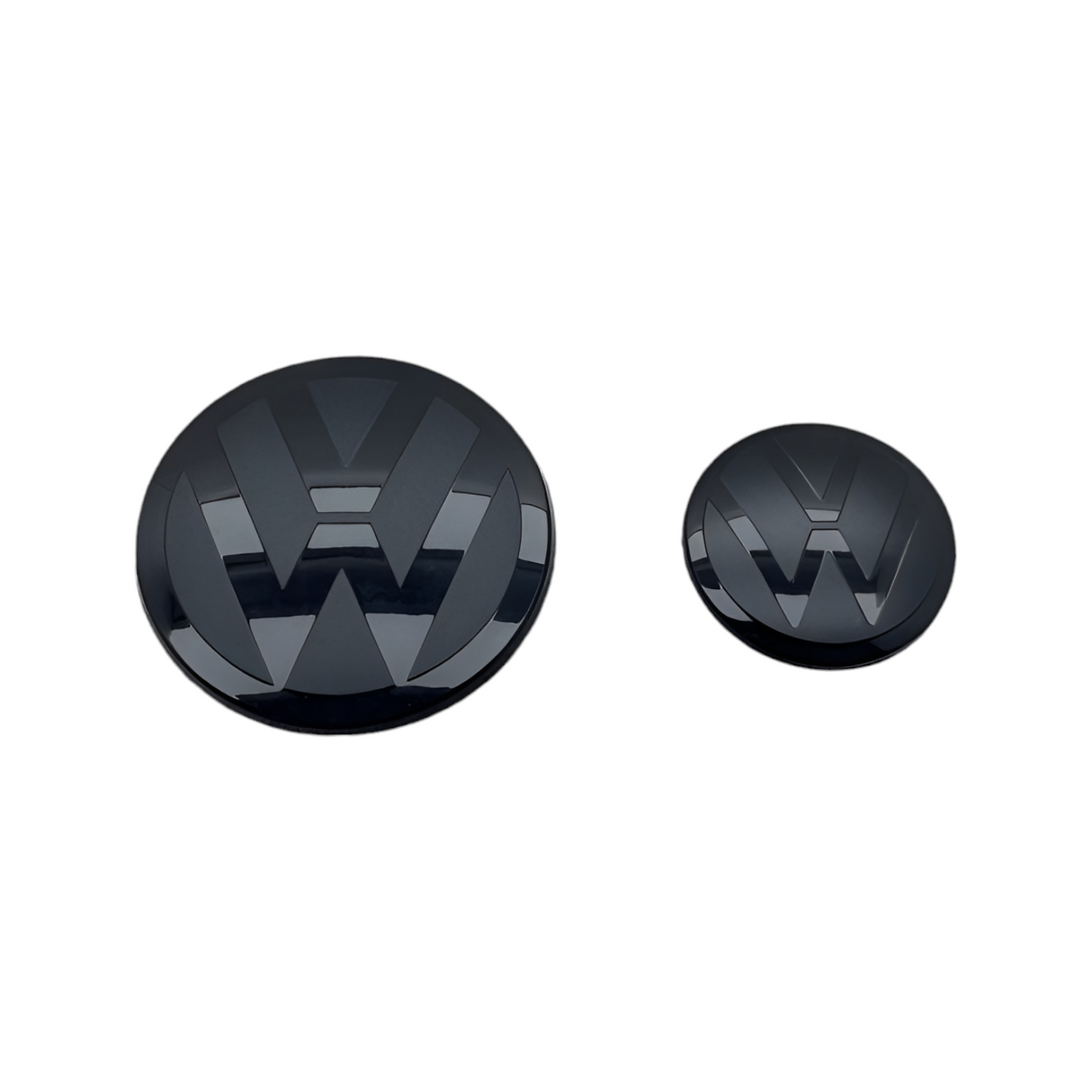 Black front and rear emblems with VW Tiguan logos (2016 - 2024)