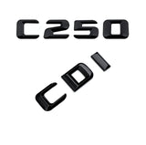 Emblèmes de coffres noirs logos Mercedes Classe C