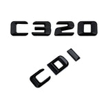 Emblèmes de coffres noirs logos Mercedes Classe C