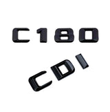 Emblèmes de coffres noirs logos Mercedes Classe C