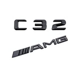 Emblèmes de coffres noirs logos Mercedes Classe C