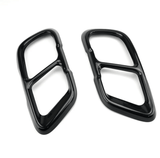 Embouts Sorties Enjoliveurs d'échappements noires BMW M look pour BMW X5 G05, X6 G06 et X7 G07
