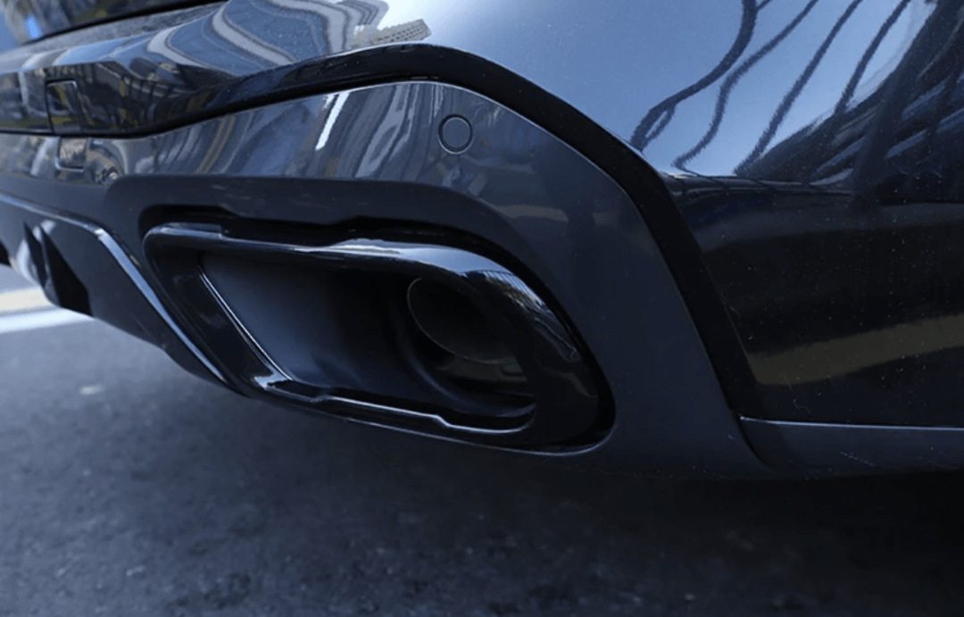 Embouts Sorties Enjoliveurs d'échappements noires BMW M look pour BMW X5 G05, X6 G06 et X7 G07