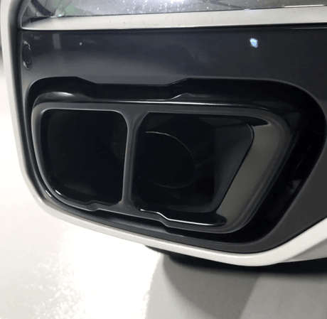 Embouts Sorties Enjoliveurs d'échappements noires BMW M look pour BMW X5 G05