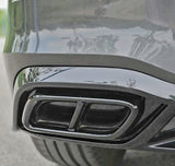 Embouts Sorties Enjoliveurs d'échappements noirs pour VW Golf 8 R-Line