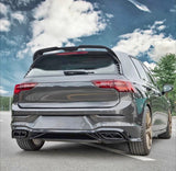 Embouts Sorties Enjoliveurs d'échappements noirs pour VW Golf 8 R-Line