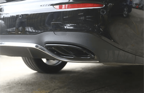 Embouts d'Echappement Performance Noirs pour Mercedes CLA C117 AMG Line (2013-2019)