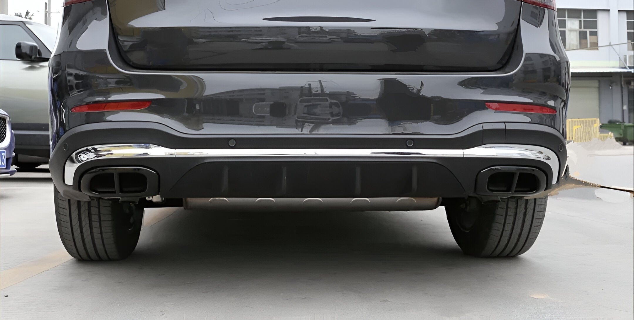 Embouts d'Échappements Performance Noirs pour Mercedes GLC W253 C253 type AMG (2015-2022)