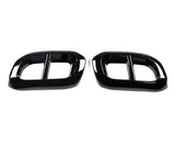 Embouts d'Échappements Performance Noirs pour Mercedes GLC W253 C253 type AMG (2015-2022)