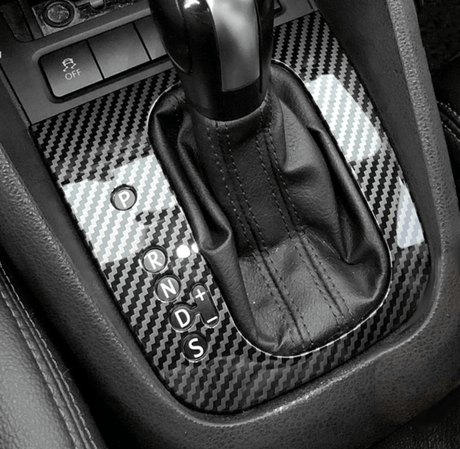 Entourage de levier de vitesse habillage intérieur carbone pour Volkswagen Golf 6