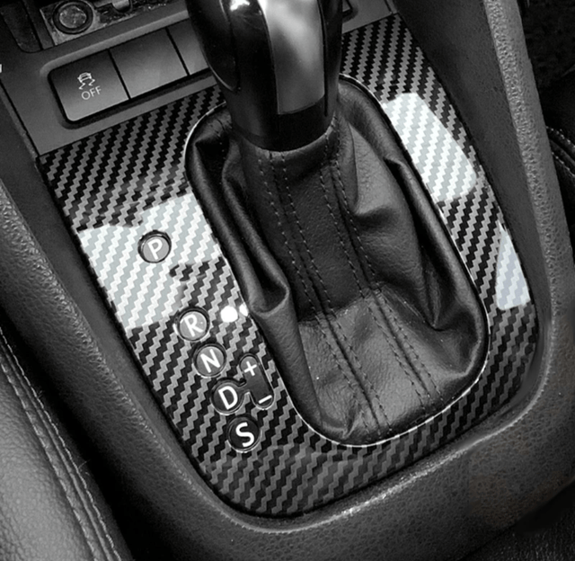 Entourage de levier de vitesse habillage intérieur carbone pour Volkswagen Golf 6