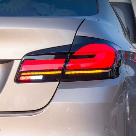 Feux Arrières OLED Look LCI G30 pour BMW Série 5 F10 (2010–2017)