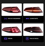 Feux arrières LED pour VW Golf 7 (2012 à 2020)