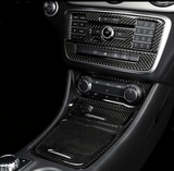 Garniture console centrale carbone pour Mercedes Classe A W176 - 2012 à 2018