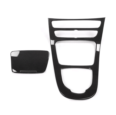Garniture console centrale carbone replica pour Mercedes Classe E W213 - 2016 à 2018