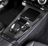 Inserts intérieurs de Portes Tableau de Bord Console Centrale Look Carbone pour Mercedes Classe A W177 et CLA C118 (2018 à 2023)